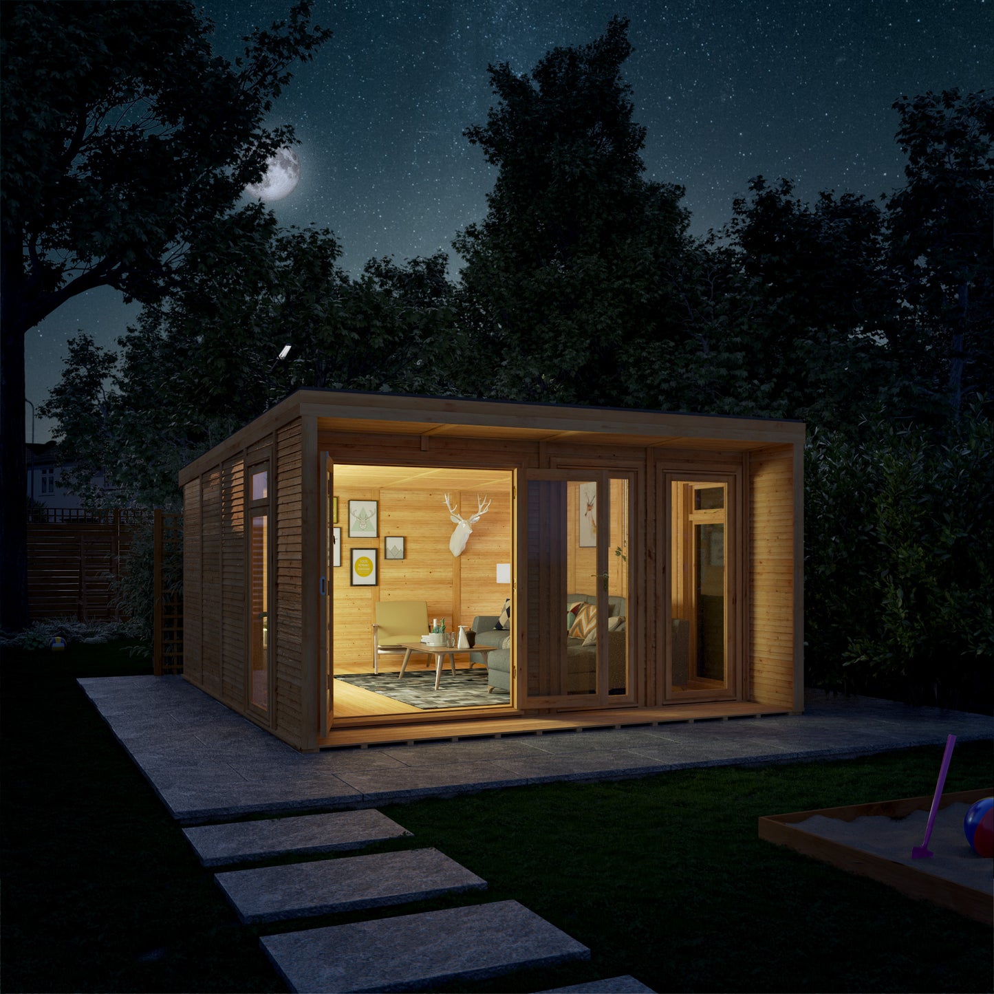 The Creswell 4m x 4m Premium Insulated Garden Room