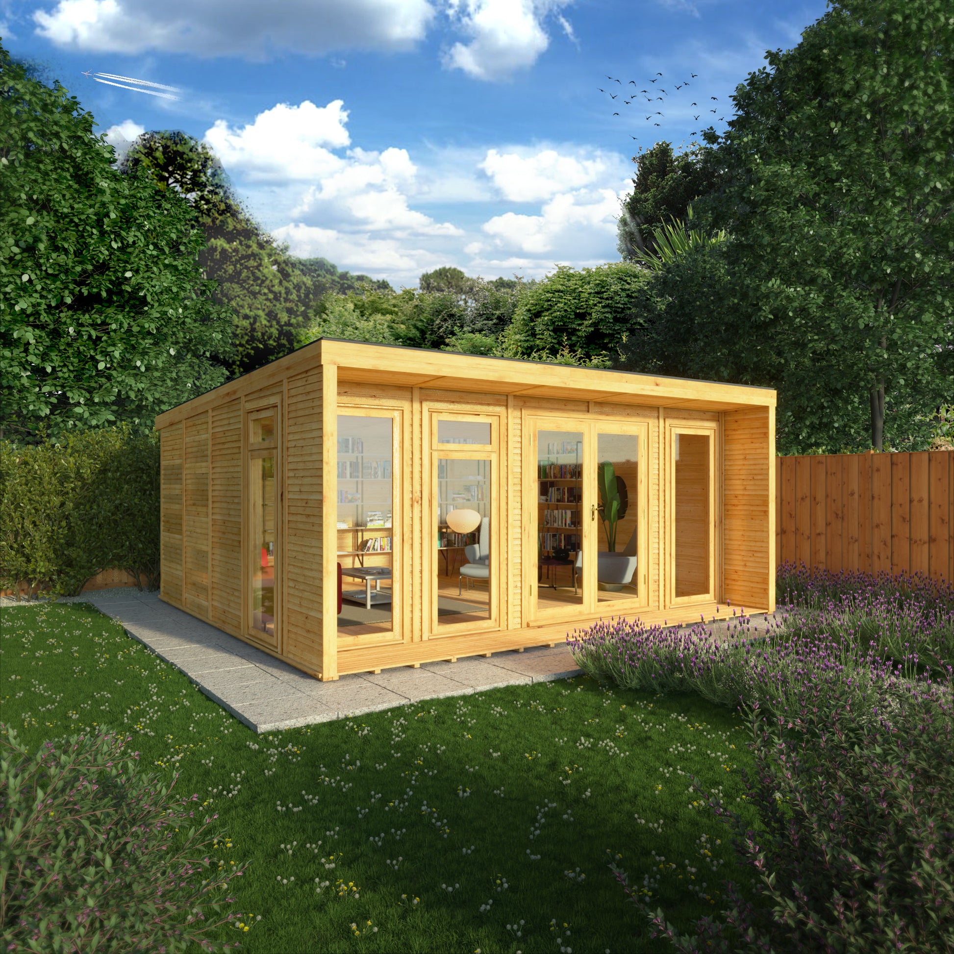 The Creswell 5m x 4m Premium Insulated Garden Room – Waltons