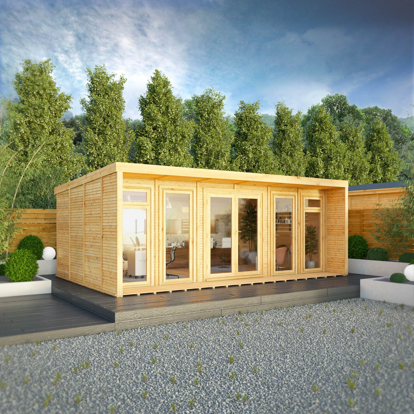 The Creswell 6m x 3m Premium Insulated Garden Room