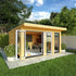 The Edwinstowe 4m x 4m Premium Insulated Garden Room with Anthracite UPVC
