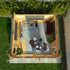 The Edwinstowe 4m x 4m Premium Insulated Garden Room with Oak UPVC
