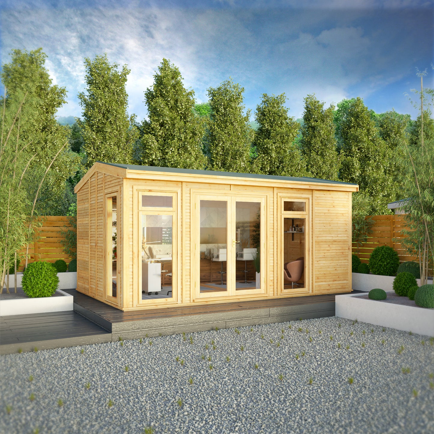 The Rufford 5m x 3m Premium Insulated Garden Room