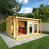 The Thoresby 4m x 3m Premium Insulated Garden Room with White UPVC
