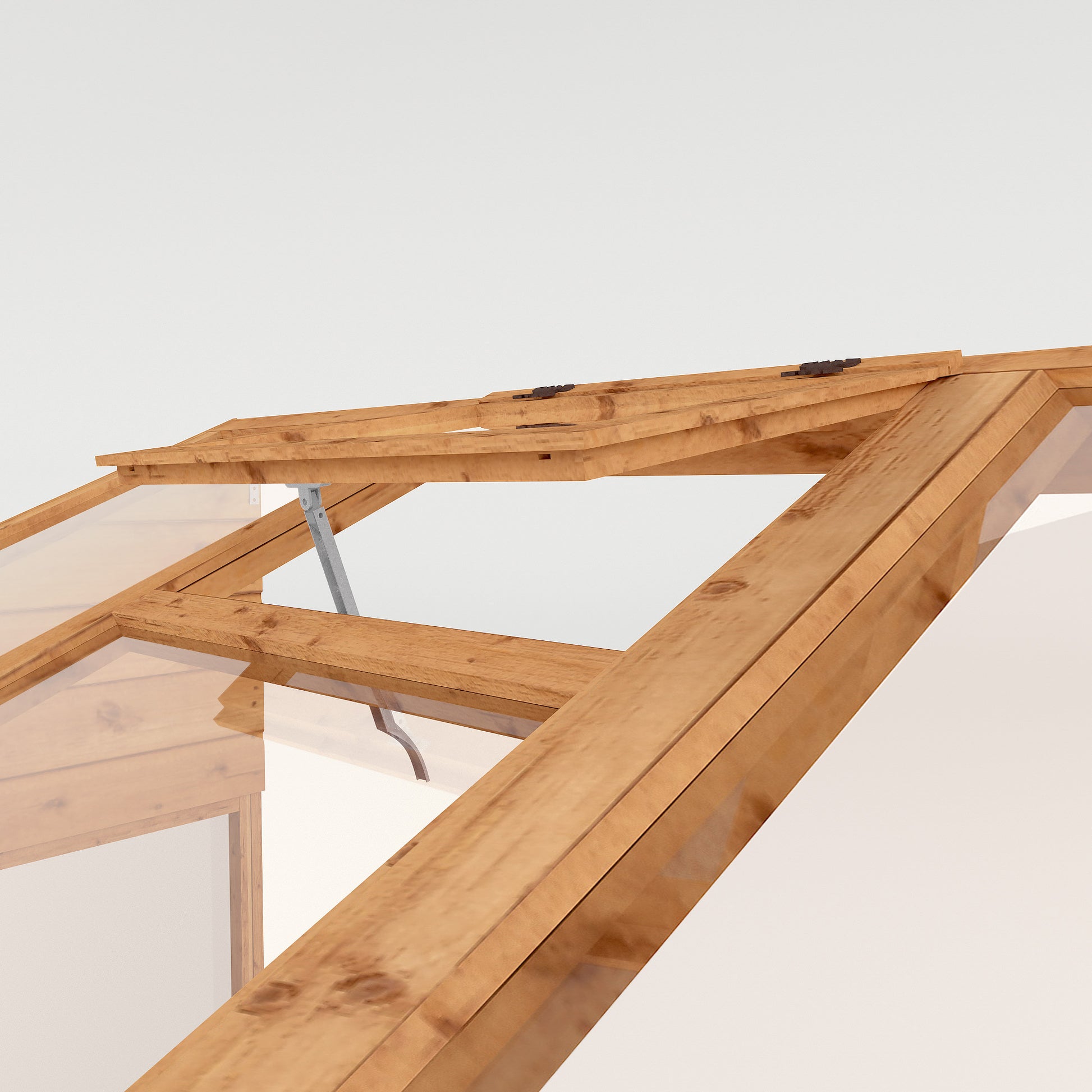 an opening roof vent