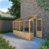 8 x 4 Evesham Lean-to Pent Wooden Greenhouse
