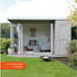 10 x 8 Contemporary Summerhouse with Side Shed
