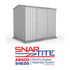 Absco Premier 7' 5 x 5 Titanium Reverse Apex Metal Shed
