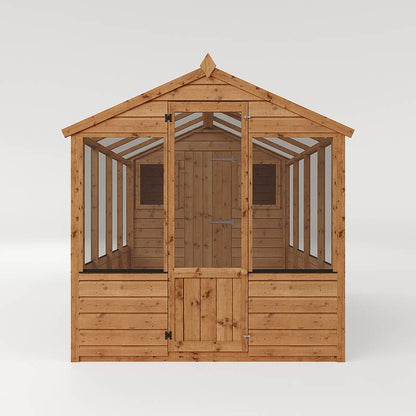Refurbished 12 x 6 Shiplap Combi Greenhouse & Wooden Storage Shed