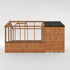 12 x 6 Shiplap Combi Greenhouse & Wooden Storage Shed
