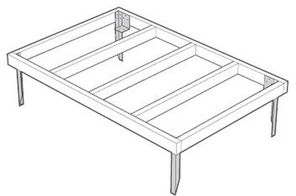 10 x 6 Wooden Base