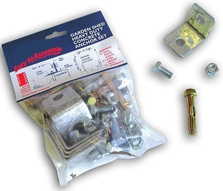 Metal Shed Anchor Kit (x3)
