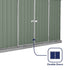 Absco Space Saver 10 x 5 Eucalyptus Pent Metal Shed
