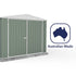 Absco Utility Workshop 20 x 10 Eucalyptus Apex Metal Shed
