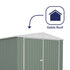 Absco Utility Workshop 20 x 10 Eucalyptus Apex Metal Shed

