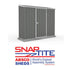 Absco Space Saver 7' 5 x 3 Woodland Grey Pent Metal Shed
