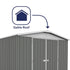 Absco Regent 10 x 12 Woodland Grey Apex Metal Shed
