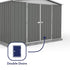 Absco Regent 10 x 12 Woodland Grey Apex Metal Shed

