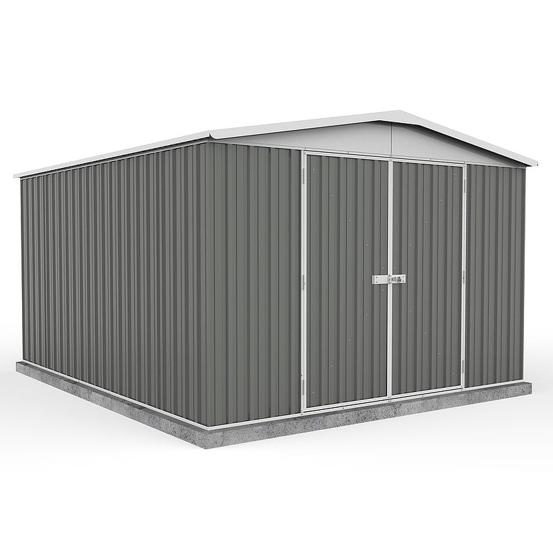Absco Regent 10 x 12 Woodland Grey Apex Metal Shed