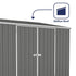Absco Space Saver 10 x 5 Woodland Grey Pent Metal Shed
