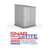 Absco Space Saver 5 x 5 Titanium Pent Metal Shed
