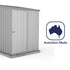 Absco Space Saver 5 x 5 Titanium Pent Metal Shed
