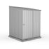 Absco Space Saver 5 x 5 Titanium Pent Metal Shed
