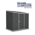 Absco Space Saver 7' 5 x 5 Dark Grey Pent Metal Shed

