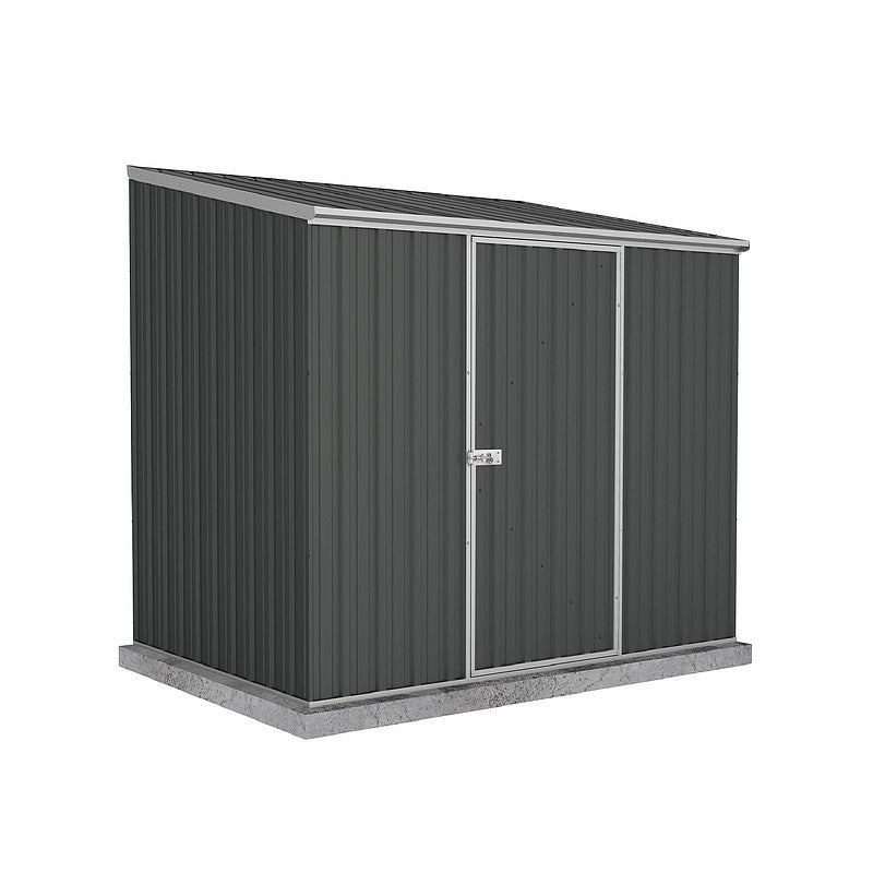 Absco Space Saver 7' 5 x 5 Dark Grey Pent Metal Shed