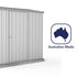 Absco Space Saver 7' 5 x 3 Titanium Pent Metal Shed
