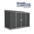Absco Space Saver 10 x 5 Dark Grey Pent Metal Shed
