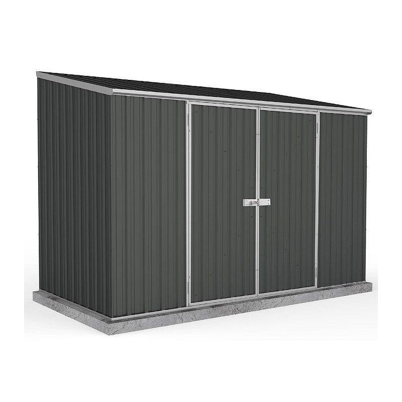 Absco Space Saver 10 x 5 Dark Grey Pent Metal Shed