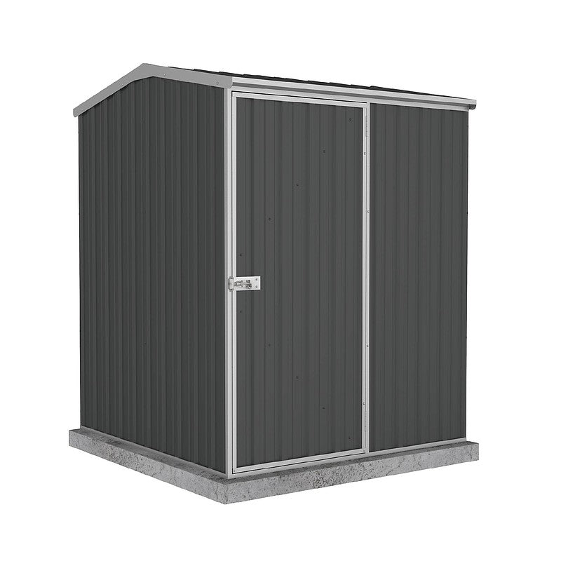 Absco Premier 5 x 5 Dark Grey Reverse Apex Metal Shed