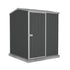 Absco Premier 5 x 5 Dark Grey Reverse Apex Metal Shed
