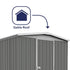 Absco Regent 7' 5 x 7 Woodland Grey Apex Metal Shed
