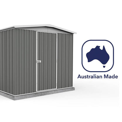 Absco Regent 7' 5 x 7 Woodland Grey Apex Metal Shed