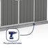 Absco Regent 10 x 7 Woodland Grey Apex Metal Shed
