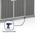 Absco Regent 10 x 10 Woodland Grey Apex Metal Shed
