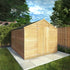 10 x 8 Overlap Double Door Apex Windowless Wooden Shed
