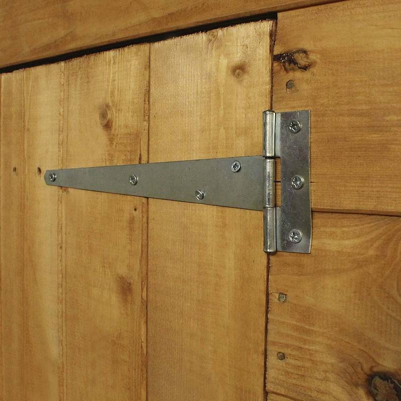 Refurbished 12 x 8 Overlap Double Door Apex Windowless Wooden Shed