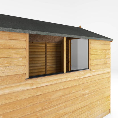 Refurbished 8 x 6 Value Overlap Single Door Apex Wooden Shed