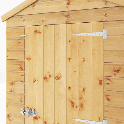 Refurbished 6 x 4 Shiplap Apex Windowless Wooden Shed