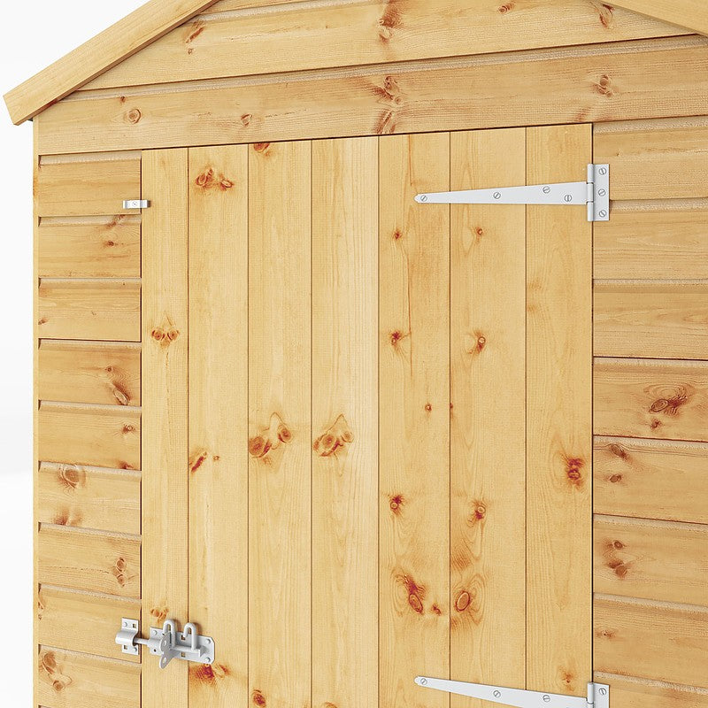 Refurbished 6 x 4 Shiplap Apex Windowless Wooden Shed