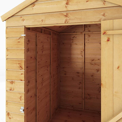 Refurbished 6 x 4 Shiplap Apex Windowless Wooden Shed
