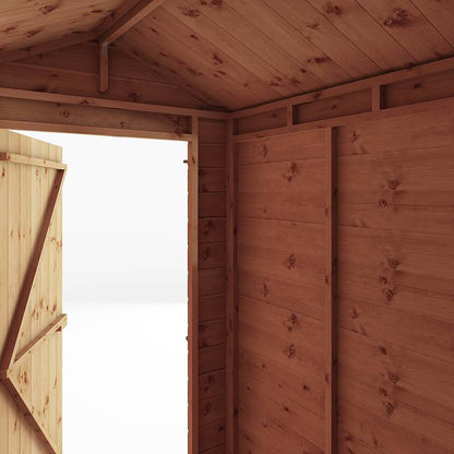 Refurbished 6 x 4 Shiplap Apex Windowless Wooden Shed