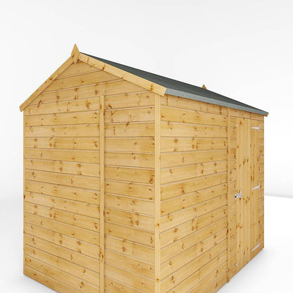 8 x 6 Shiplap Reverse Apex Windowless Wooden Shed