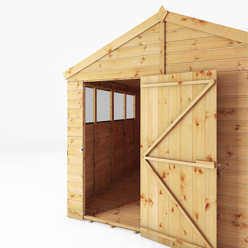 10 x 8 Shiplap Apex Wooden Garden Shed