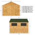 10 x 10 Premium Shiplap Apex Workshop
