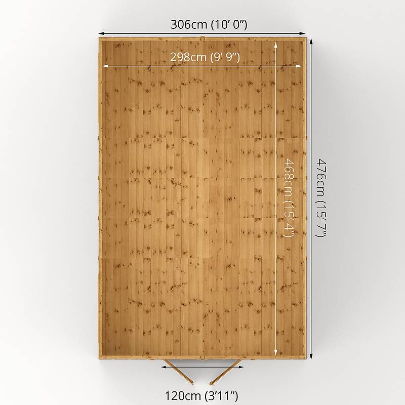 Refurbished 16 x 10 Premium Shiplap Apex Workshop