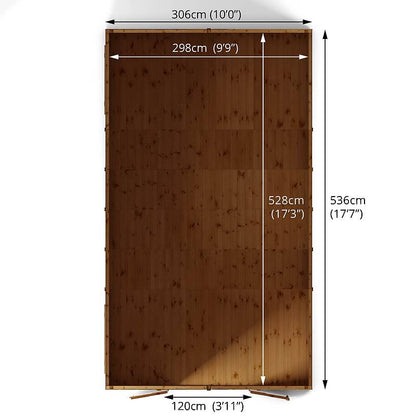 18 x 10 Premium Shiplap Apex Workshop