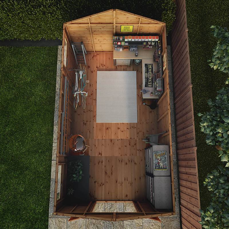 18 x 10 Premium Shiplap Apex Workshop